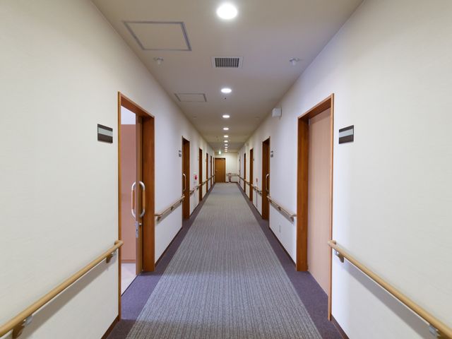 清潔な廊下の様子