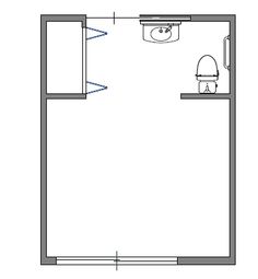 清潔なトイレ設備案内図