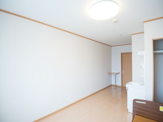 居室の洗面台とクローゼット