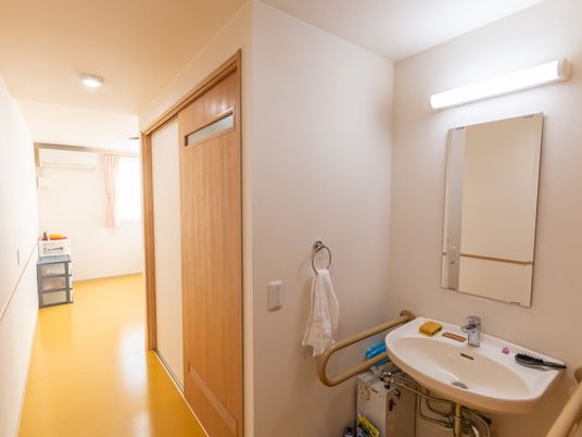 手入れされた洗面所