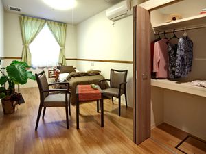 居心地の良い居室の一角