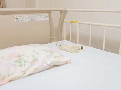 ベッドのある居室