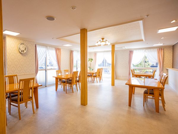 自然光が入る広々とした部屋