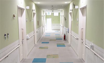 広々とした廊下