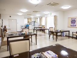 明るい共有スペース