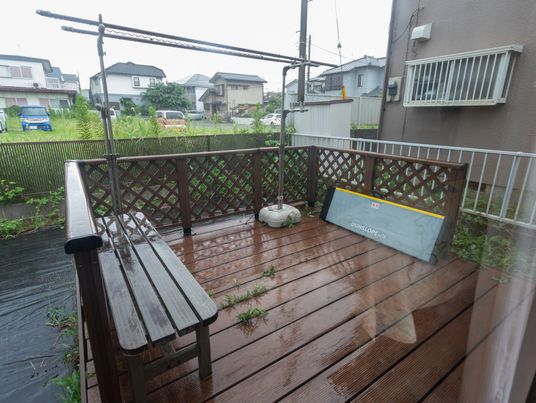 リラックスできるテラス