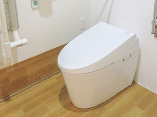 清潔なトイレの設備