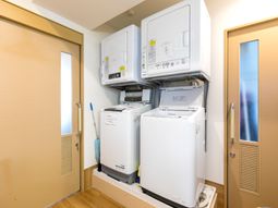 清潔感のある洗濯室