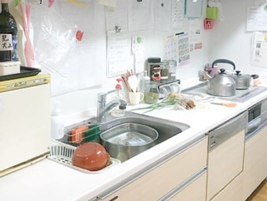 キッチンの整然とした様子