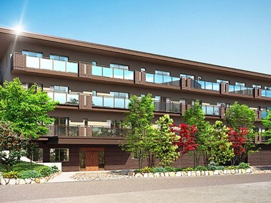 暖かな印象の外観