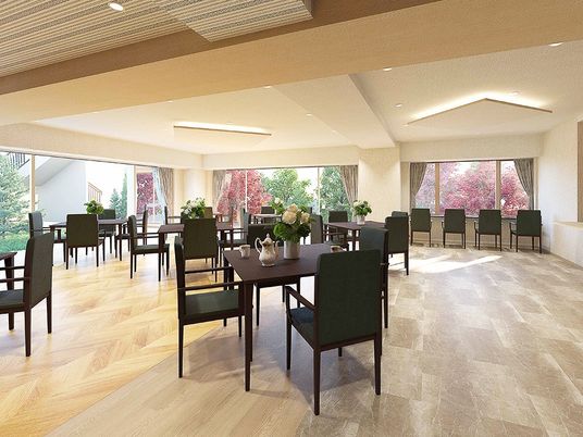 明るいダイニングルーム