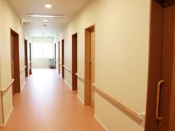 明るい廊下の様子