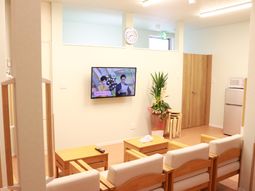 明るいリビングスペース