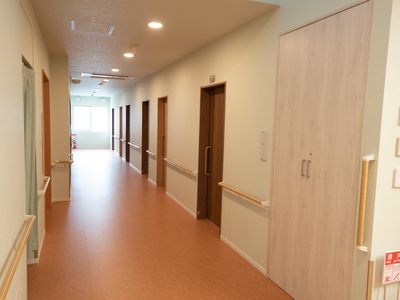 清潔感のある廊下