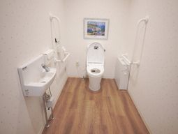 清潔なトイレスペース