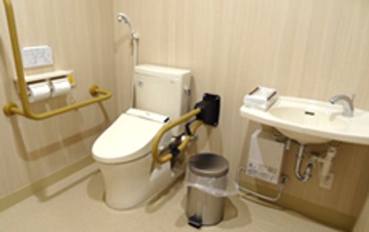 安全設計のトイレ
