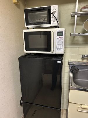 家電が並ぶキッチン
