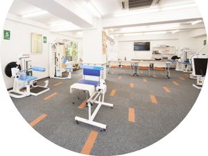 機能訓練室の器具  