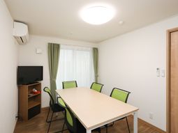 清潔な居室の一角