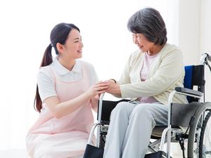 スタッフが働くシーンの居室