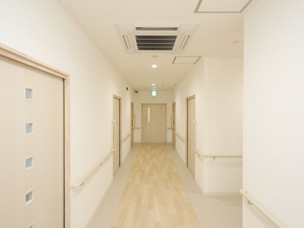清潔感ある明るい廊下