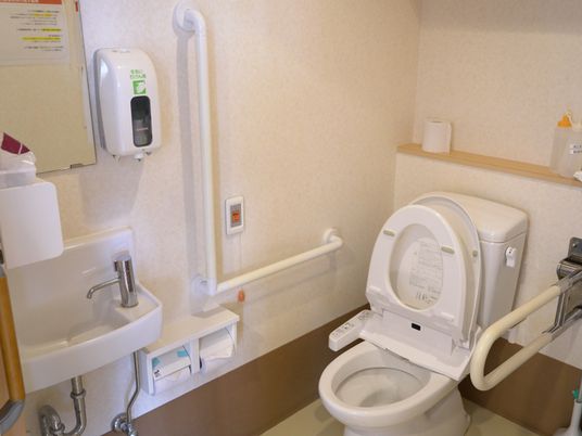 安全設備が整ったトイレ