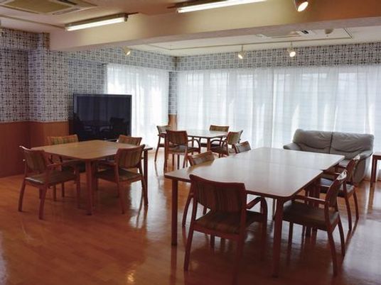 広々とした食堂のある職場