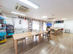 明るい共有スペース