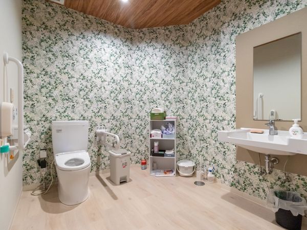 清潔なトイレスペース