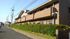 緑に囲まれた外壁の外観