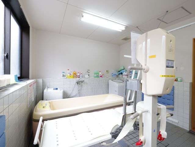 清潔な浴室設備