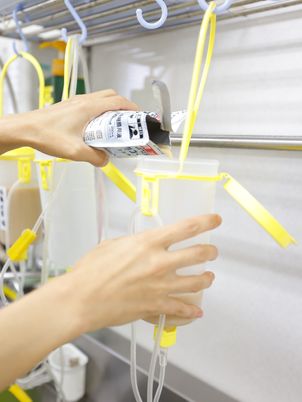 手洗い物干し室