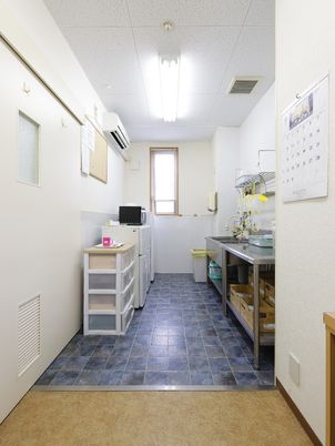 清潔なキッチン全体図