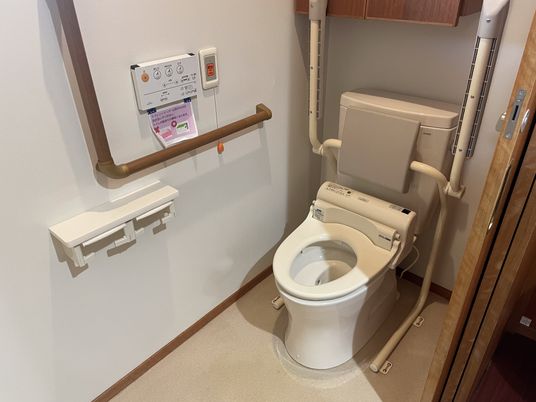 設備充実のトイレ