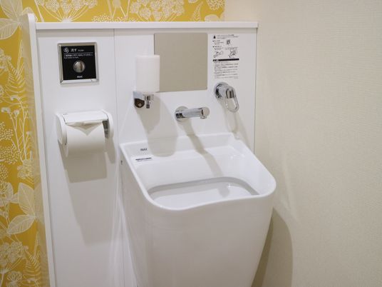 清潔な洗面台一角