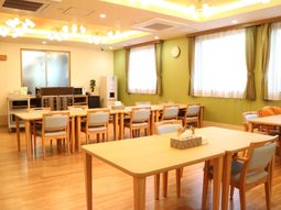 快適な食堂の一角