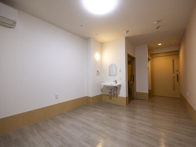 居室の広々とした入口
