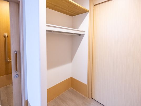 整理整頓された施設クローゼット