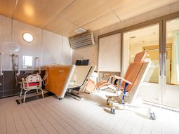 整備された浴室設備
