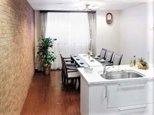 清潔感のあるダイニング