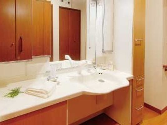 清潔感のある洗面台