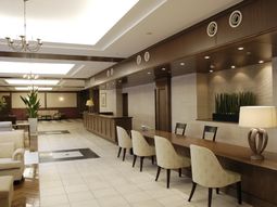 洗練されたエントランス風景