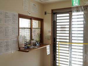 情報掲示スペースの一角