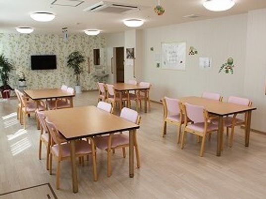 明るい食堂の光景