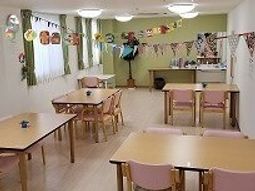 明るい共有スペース