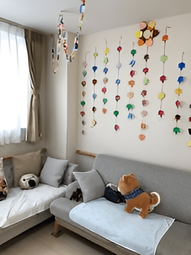 リビングの飾り付け