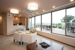 明るい共有スペース