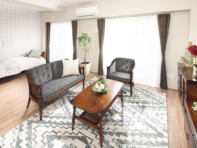 居心地の良い洋室の空間