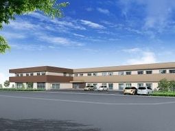 明るく広々した施設外観