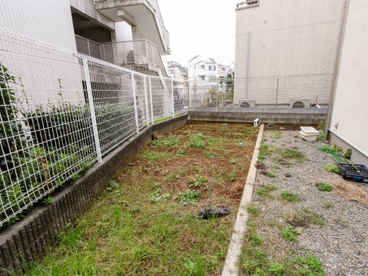広々とした開放的な中庭